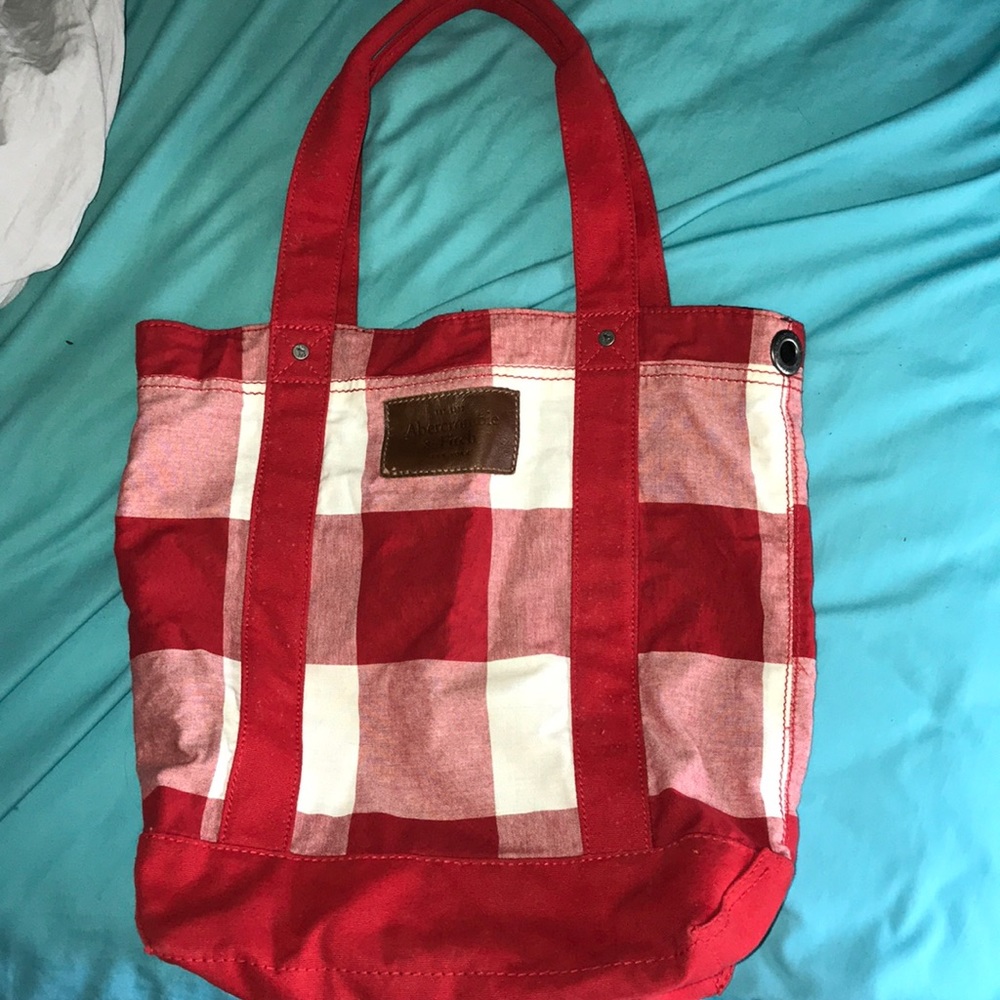 Abercrombie flannel tote